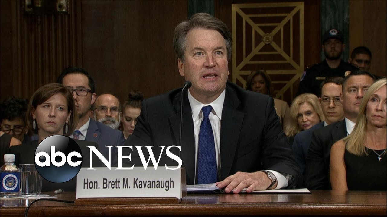 Brett Kavanaugh delivers opening statement at hearing