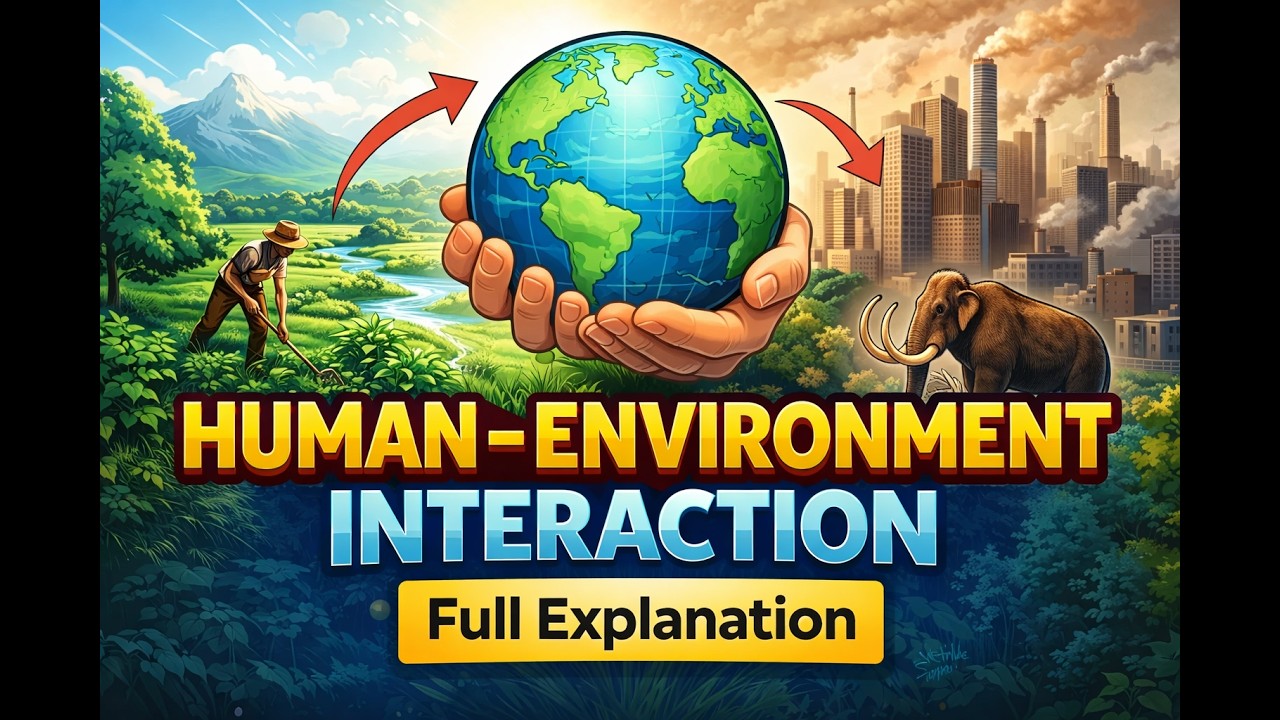 Human – Environment Interaction|| 7th class|| Geography