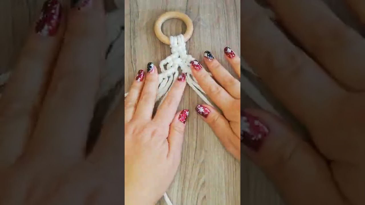 makrome yılbaşı ağacı yapımı (kolay)