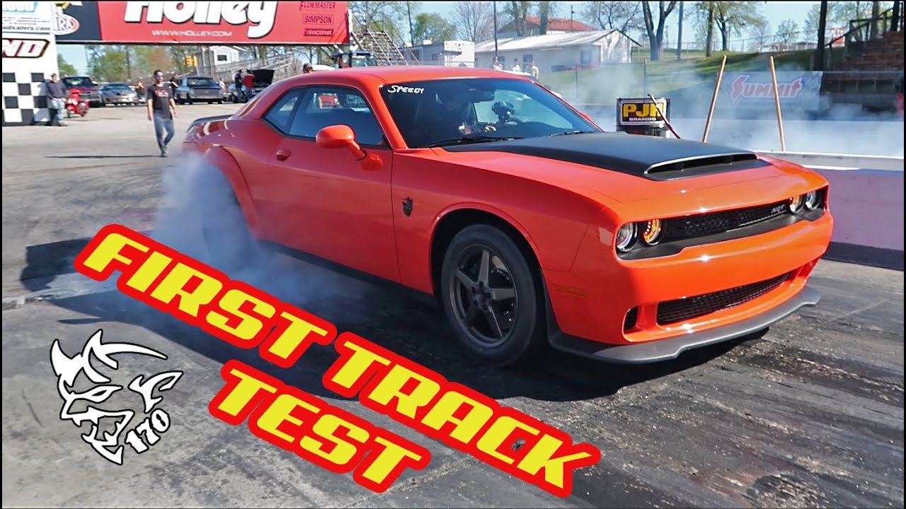 First Track Test in the Demon 170 Speedy's Garage