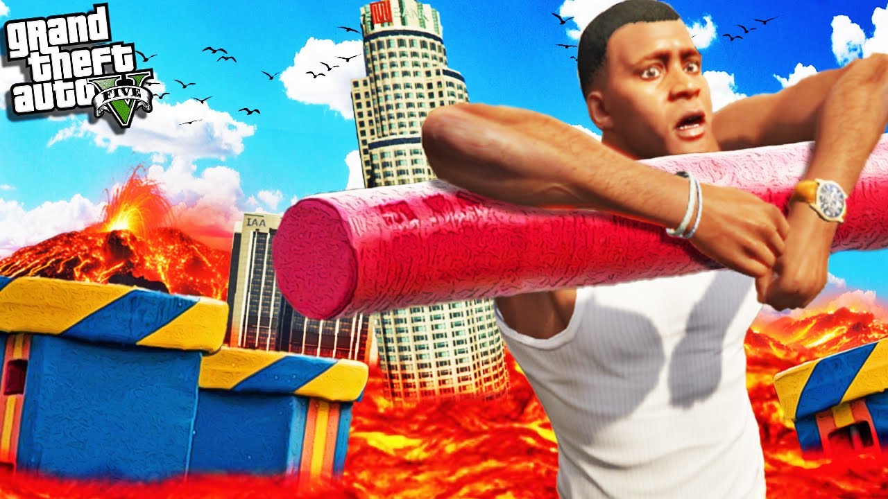 WIPEOUT but THE FLOOR IS LAVA in GTA 5