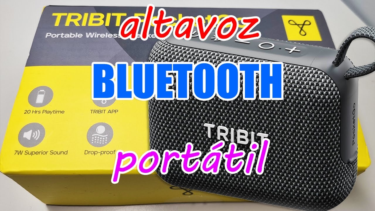 ALTAVOZ BLUETOOTH muy POTENTE y PORTÁTIL⭐ Tribit PocketGo