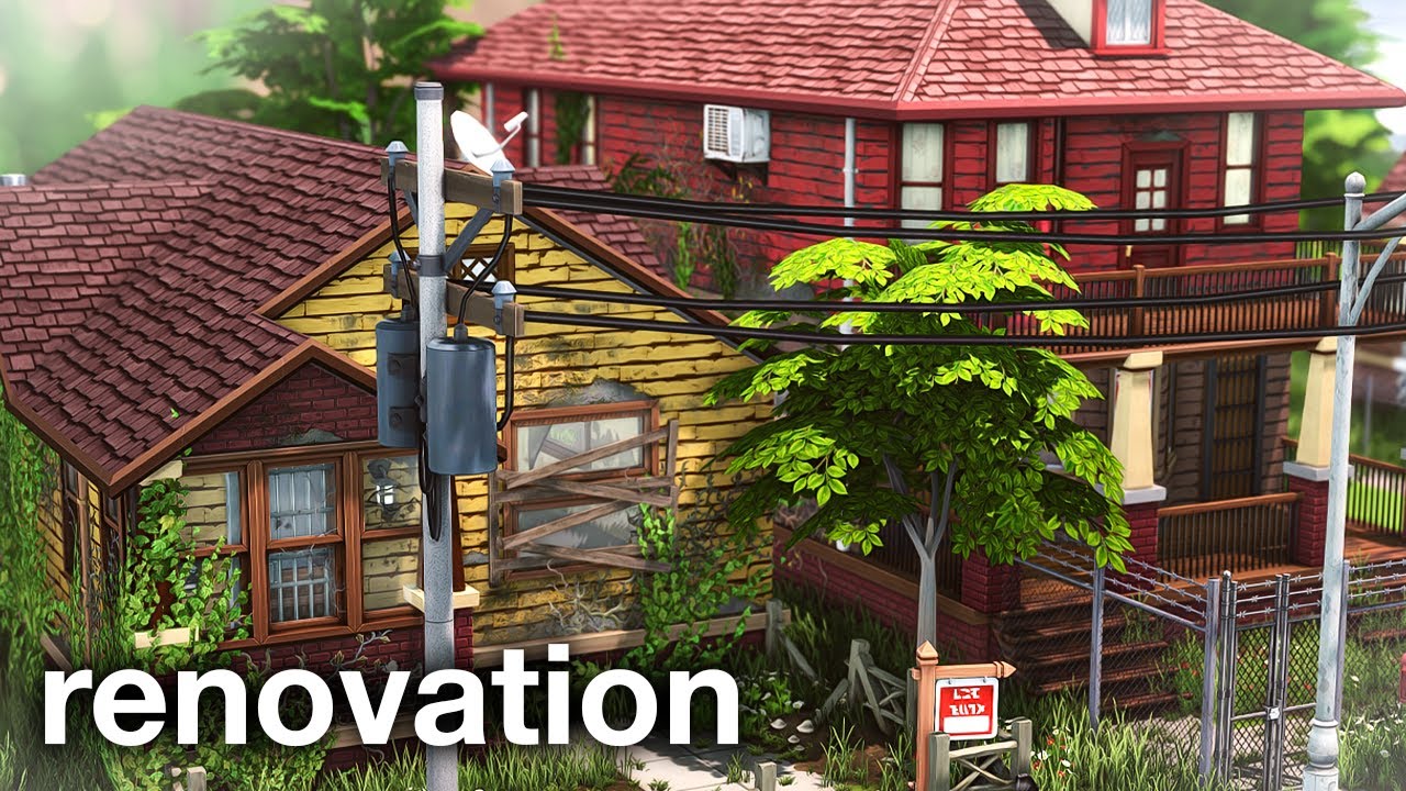 Fixing homes on a broken street  (Sims 4 Full Stream)