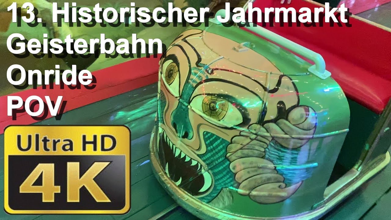 Geisterbahn On Ride - 13. Historischer Jahrmarkt Bochum 2020 - Jahrhunderthalle Bochum Geisterbahn