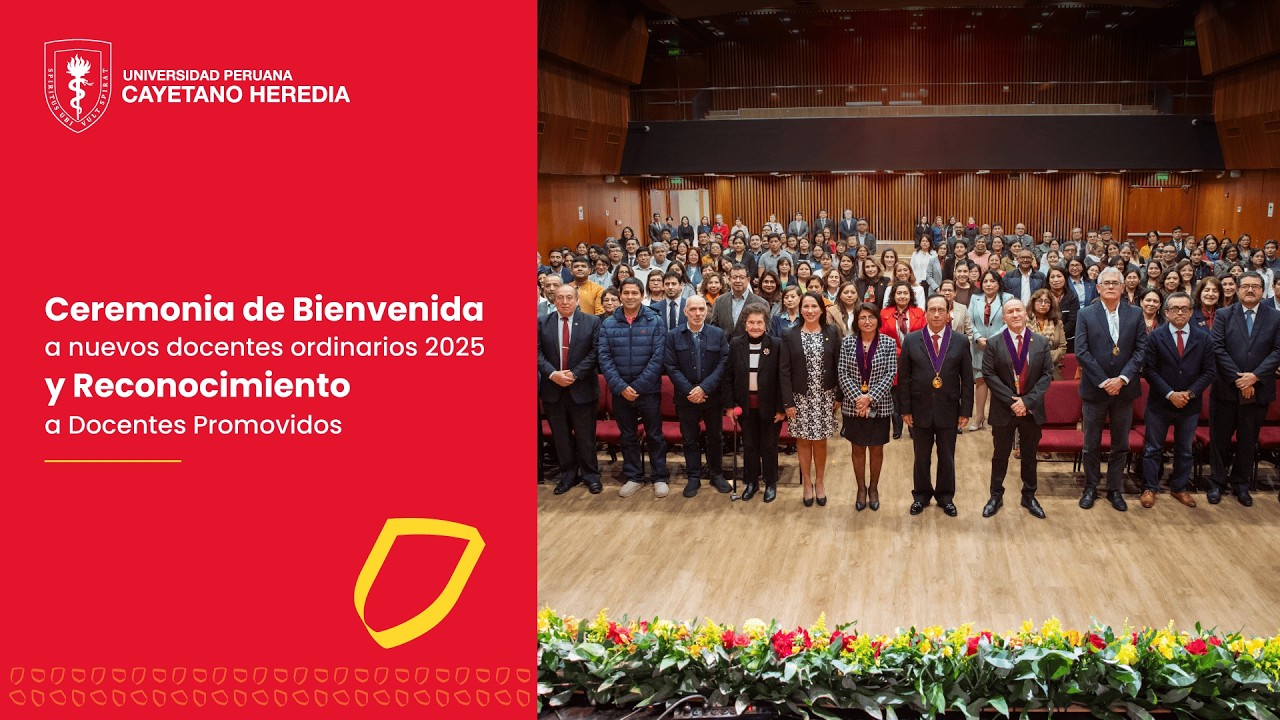 Ceremonia de  Bienvenida a nuevos docentes ordinarios 2025 y Reconocimiento a Docentes Promovidos