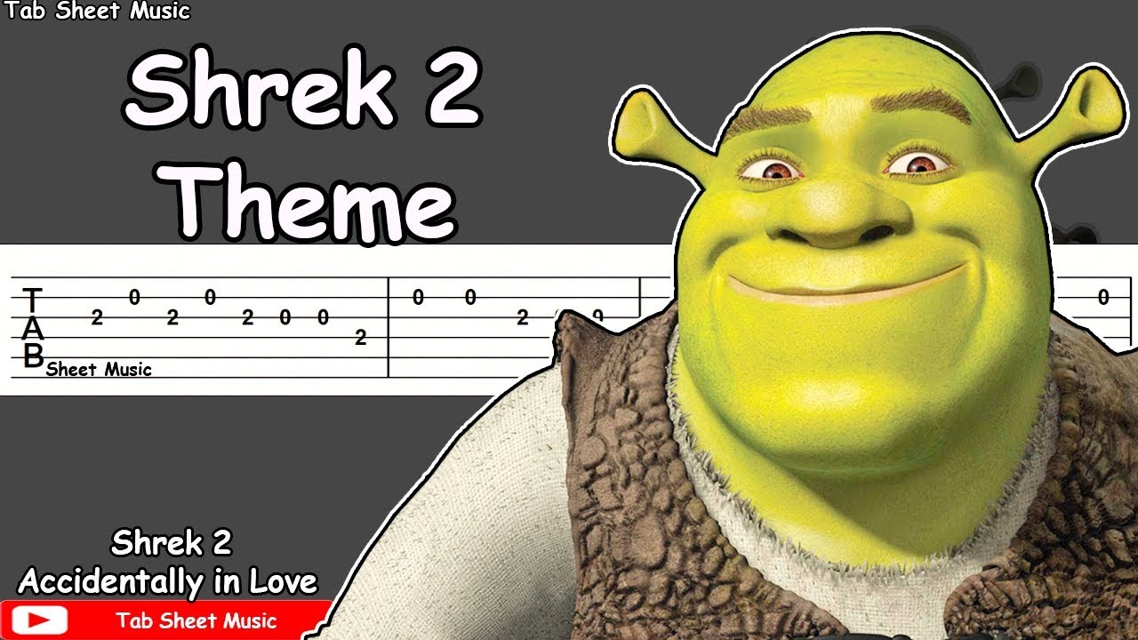 Shrek 2 - Accidentally in Love Guitar Tutorial
