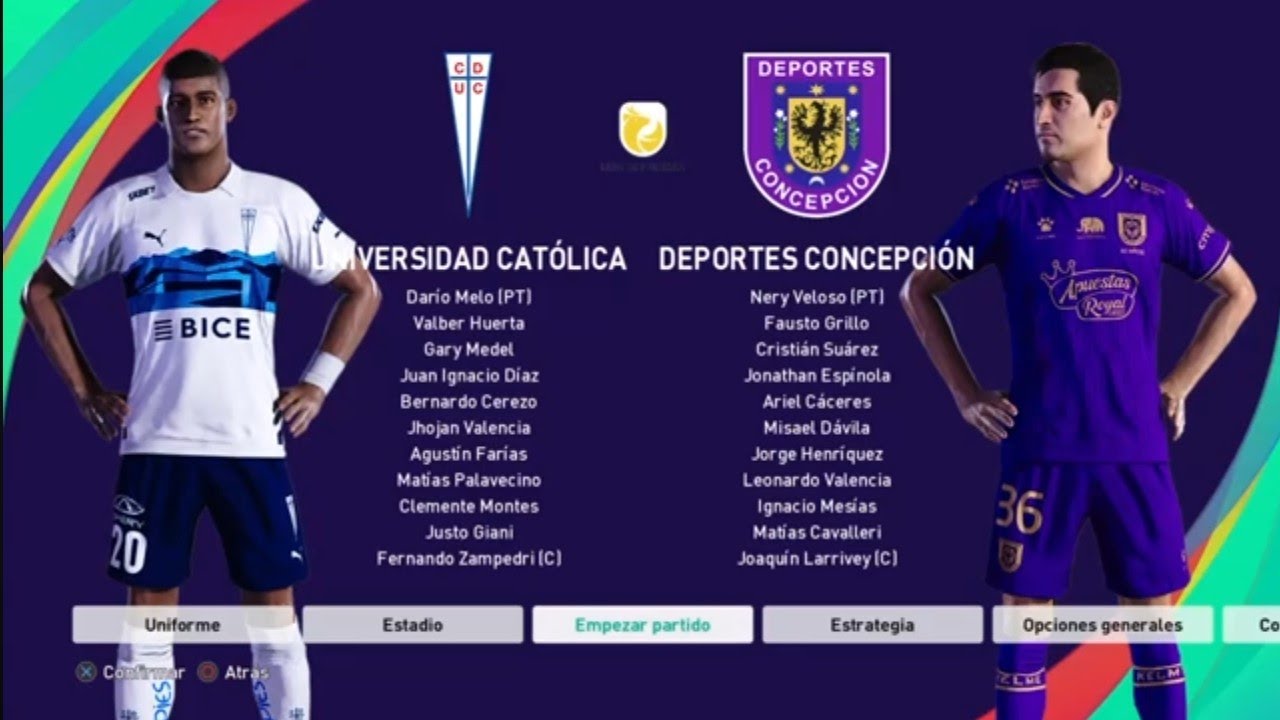 Chile Pes Aura Ps4 / Universidad católica vs Deportes Concepción /Liga Itau 2026