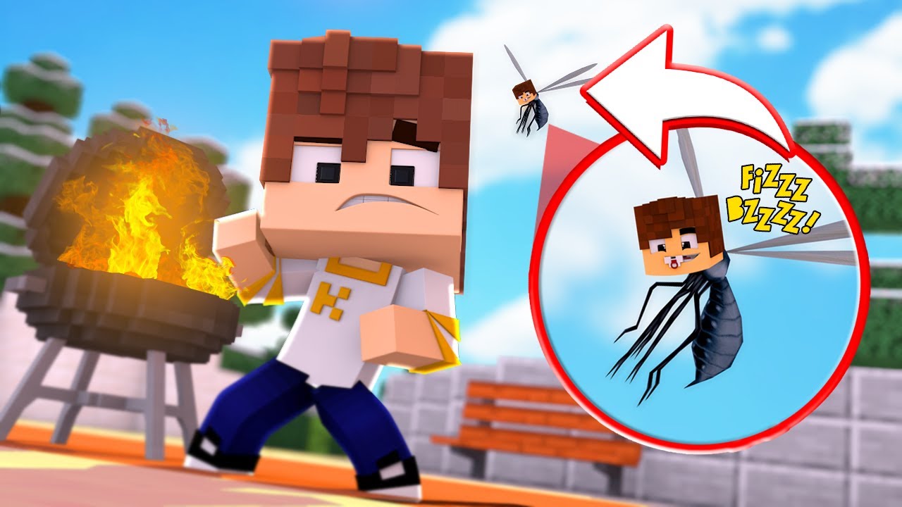VIREI UMA MOSCA PARA ESPIONAR MEU AMIGO NO MINECRAFT
