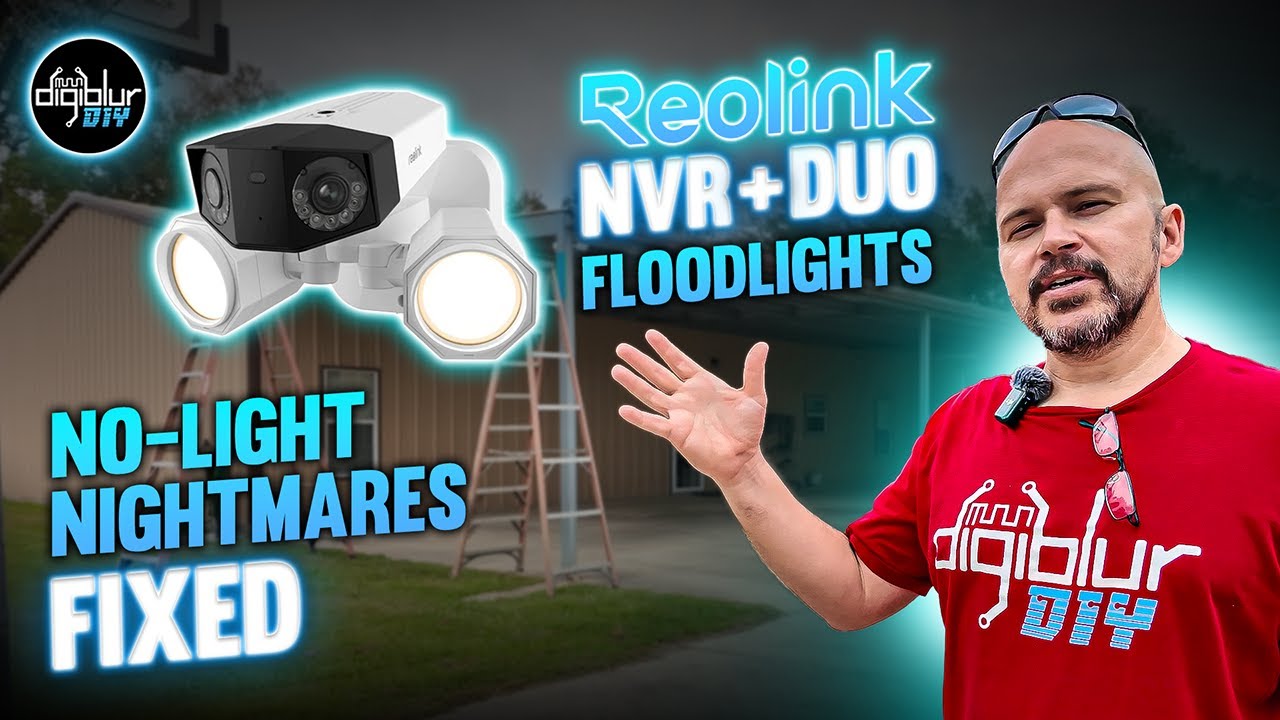 Установка Reolink NVR + Duo Floodlights для решения проблемы отсутствия света