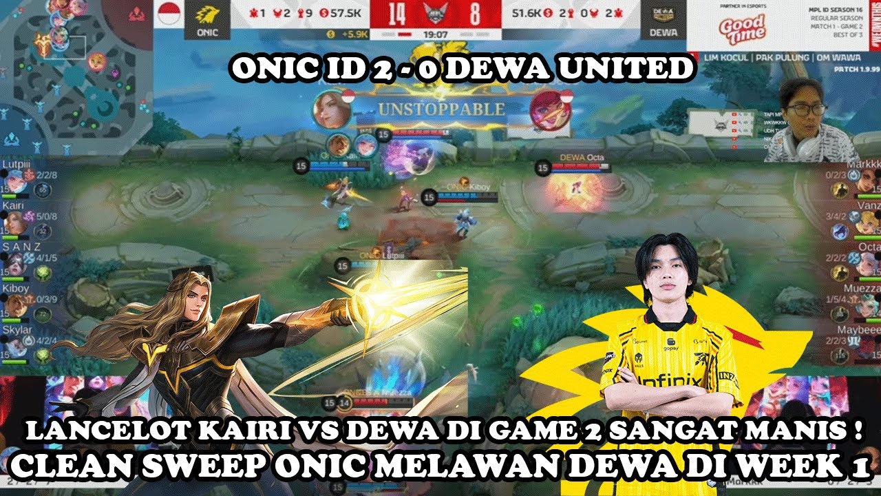 LANCELOT KAIRI MEMBUAT PARA ULTRA SEBLAK BECEK DI GAME 2 MELAWAN DEWA UNITED !!!