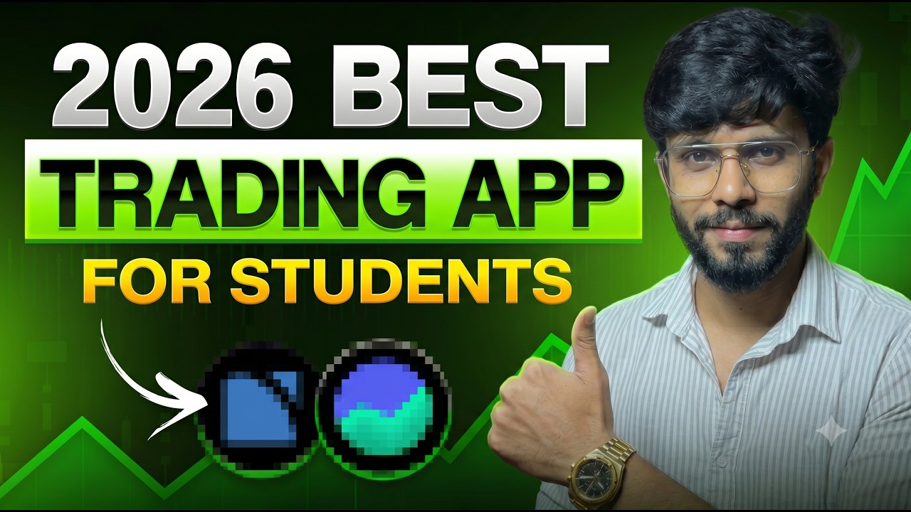 Best Trading App for Students in India 2026 | Best Demat App for Beginners?
