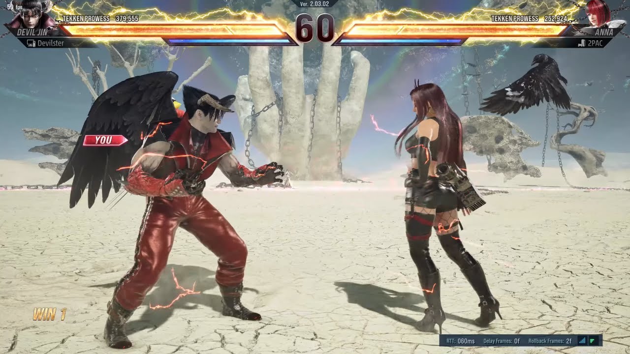 DevilJin Is Back | DevilJin Fights Crazy Tekken God Anna!