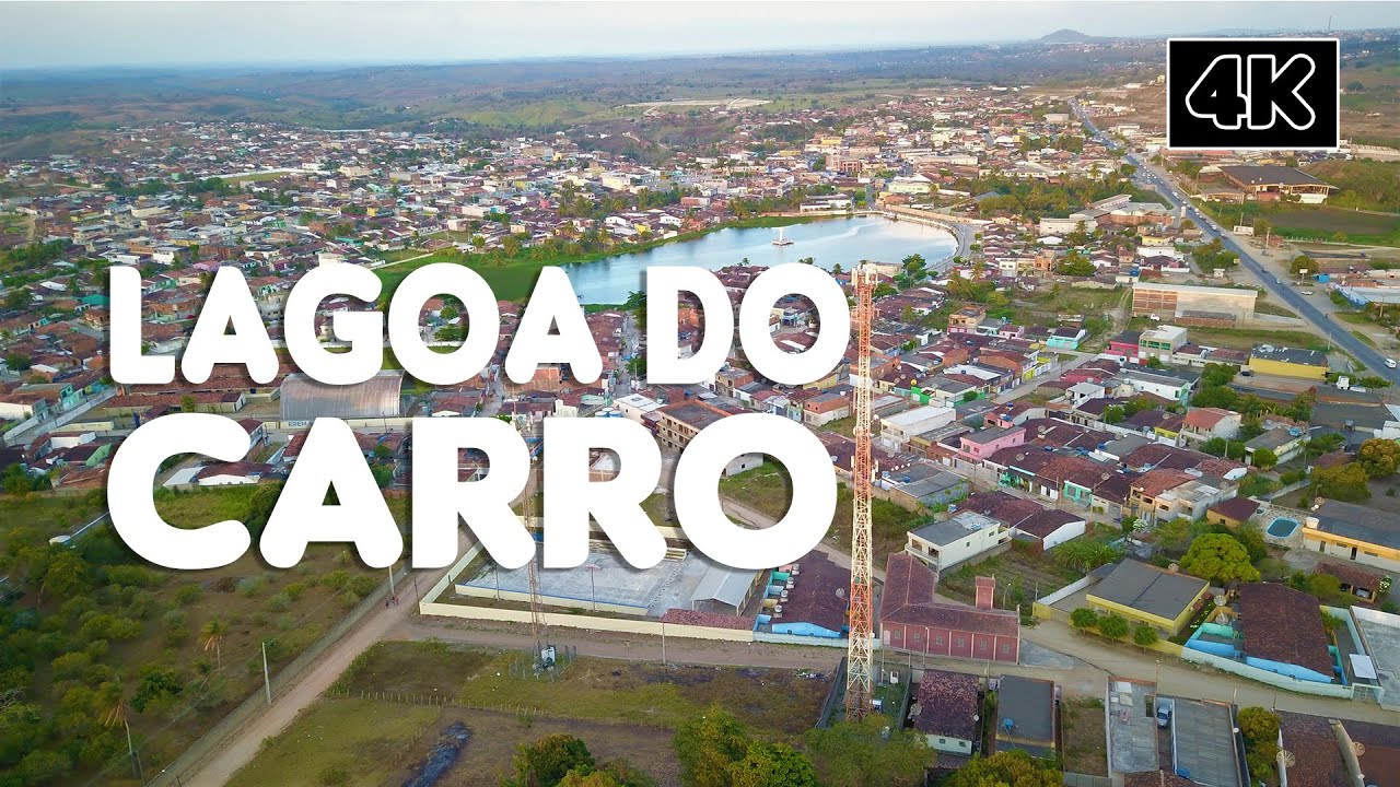 LAGOA DO CARRO VISTA DE CIMA - 4K