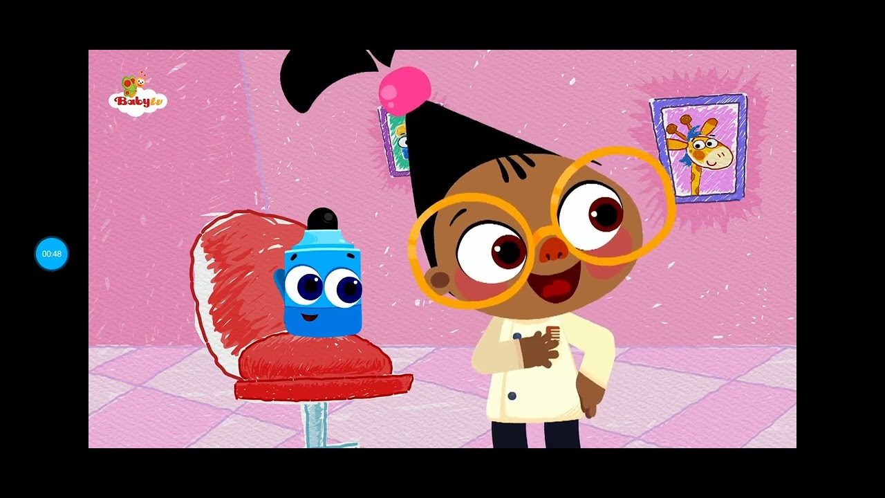 BabyTV Mona and Sketch Kuaför Çiziyorsun TÜRK Çocuklar çin ÇZGI FILMLER Türkçe dublaj Resmi KanalY