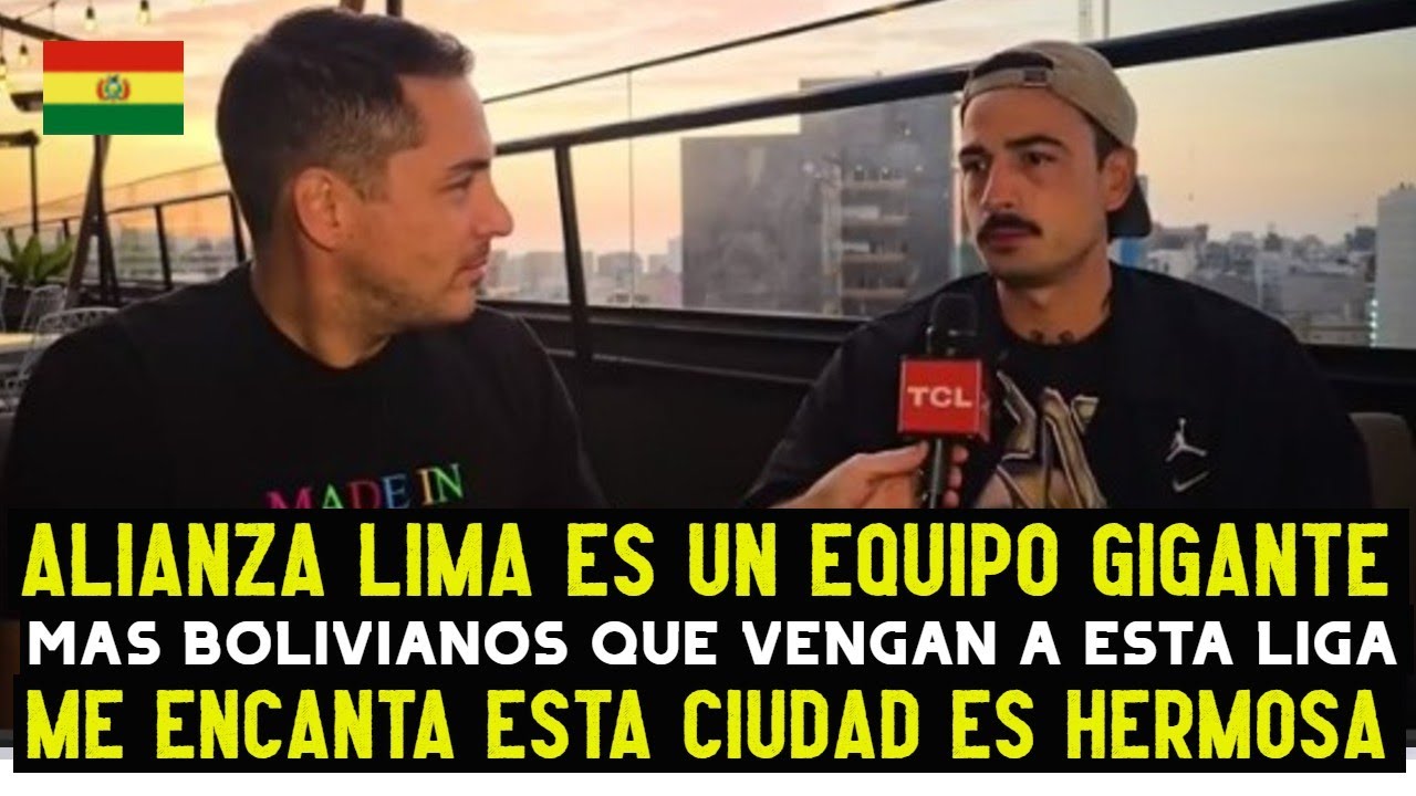 GUILLERMO VIZCARRA ELOGIA A PERU Y ALIANZA LIMA EN ENTREVISTA EN MEDIO BOLIVIANO