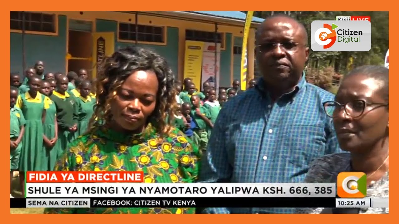 Kampuni ya bima ya directline yalipa fidia kwa shule ya msingi ya Nyamotaro