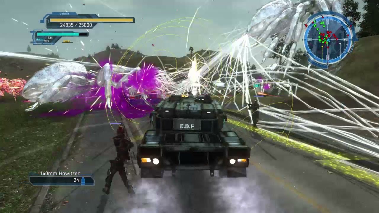 EDF 5 DLC 2-8  Engage Aggressors 5 AR Inferno Weapons Farming Tank Run ( Earth Defense Force 5 )