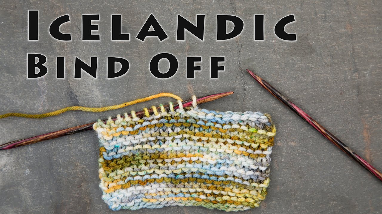 #KnitTip: Исландское закрытие петель (и сравнение с двумя другими способами закрытия петель)