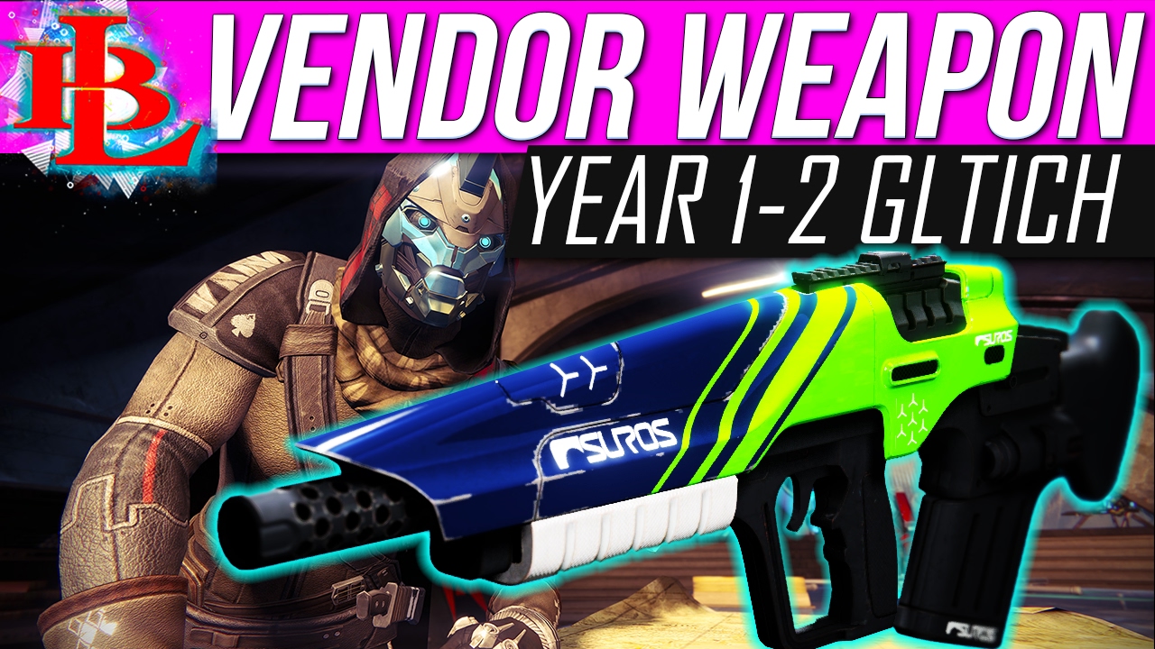 Destiny - HOW TO GET YEAR 1 & 2 VENDOR WEAPONS HAWKSAW HUNG JURY GOD ROLL  GLITCH