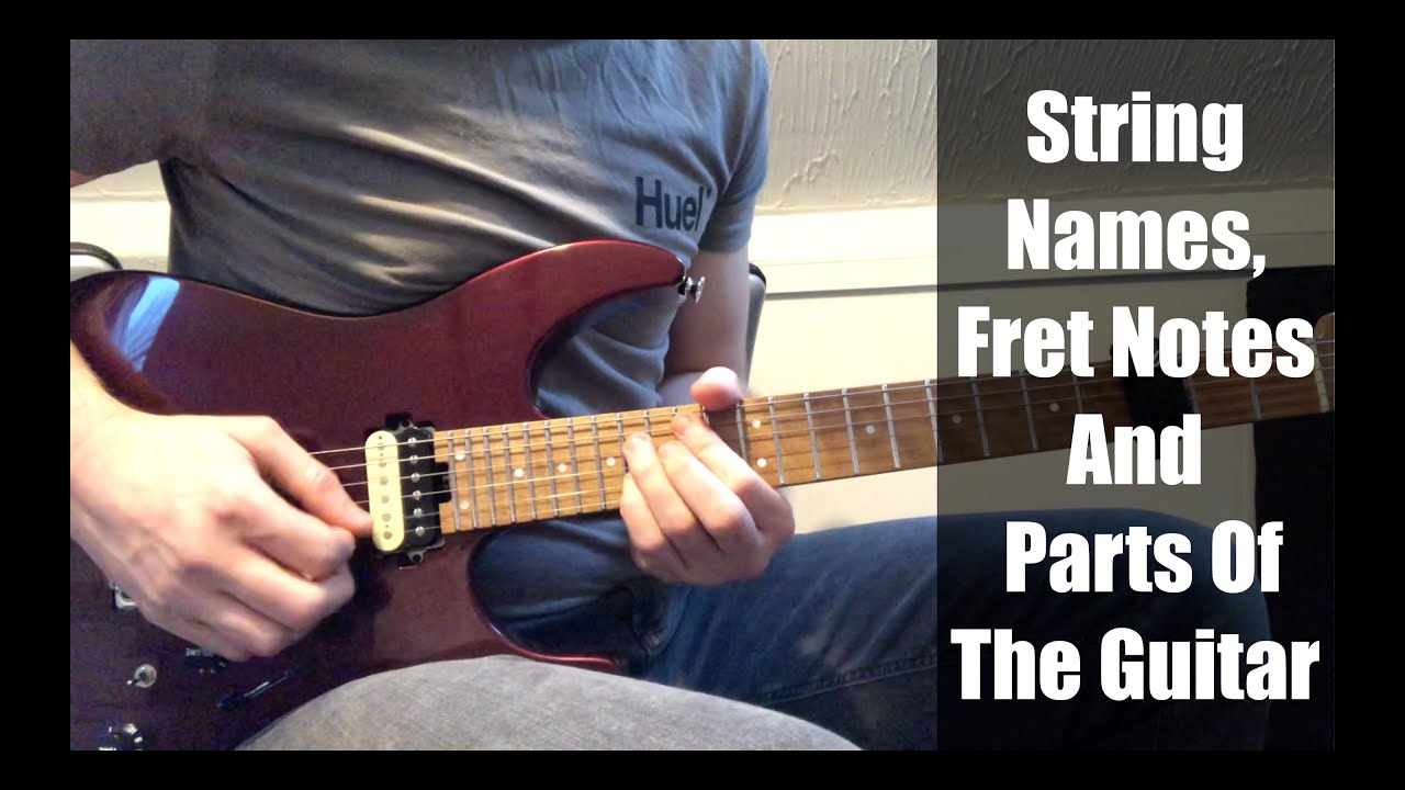 String Names, Parts Of The Guitar And Fret Notes