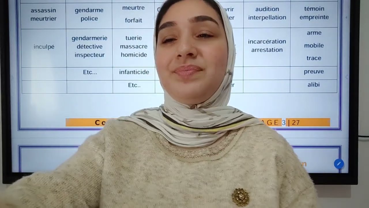 lexique du genre policier 3AC + تمرين تطبيقي