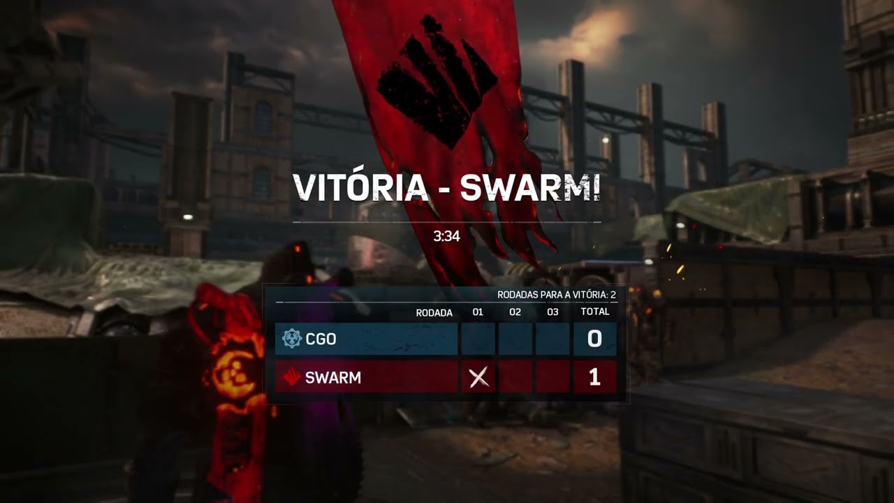 Gears of War 4 vitória com os amigos show