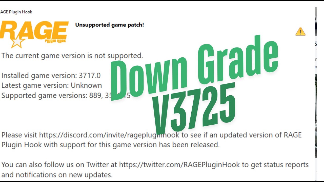 FIX UNSUPPORTED LSPDFR  3725 to 3717