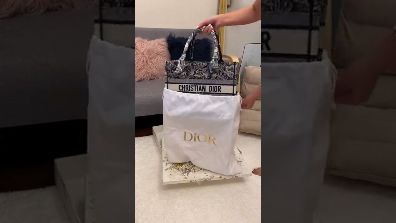 Unboxing Dior Book Tote with Twilly Scarf 2021