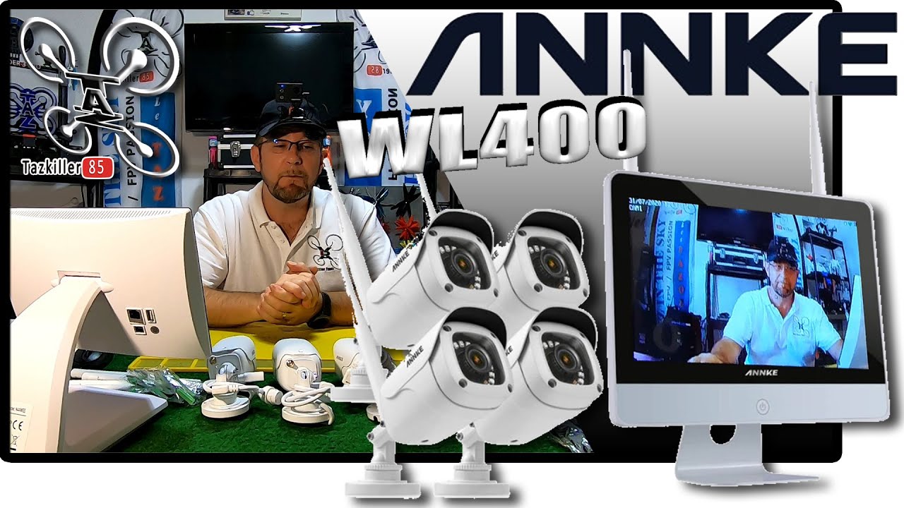 ANNKE WL400 Kit complet de surveillance vidéo WIFI - Review Test Démo - Gare aux voleurs !