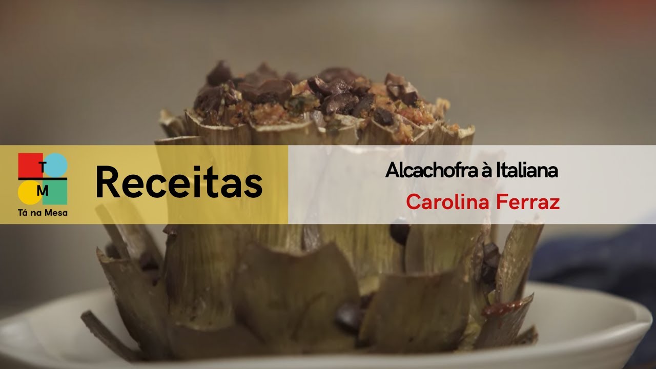 Alcachofra à Italiana - Tá na Mesa