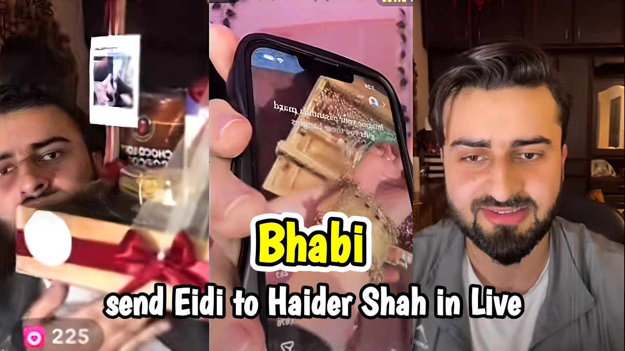 Bhabi sends Eidi to Haider Shah in Live | Full Live | 16 March 