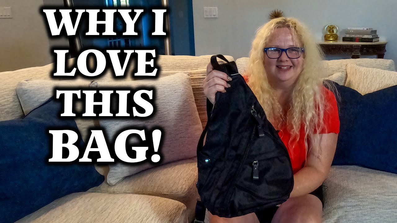 Nylon Sling Bag - Small Crossbody Backpack Shoulder Casual Daypack Multipurpose Rucksack