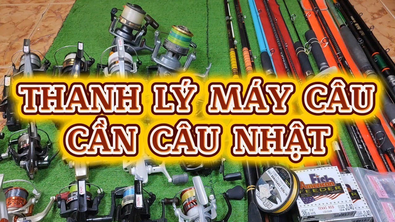 VD1590:Lô Máy Câu Nhật Mới Nhất🔥Cần Lure #Shimano Expride🔥Cần 3 Đọt Carbon #Sanwa 2m7🔥PE Nhật #150k