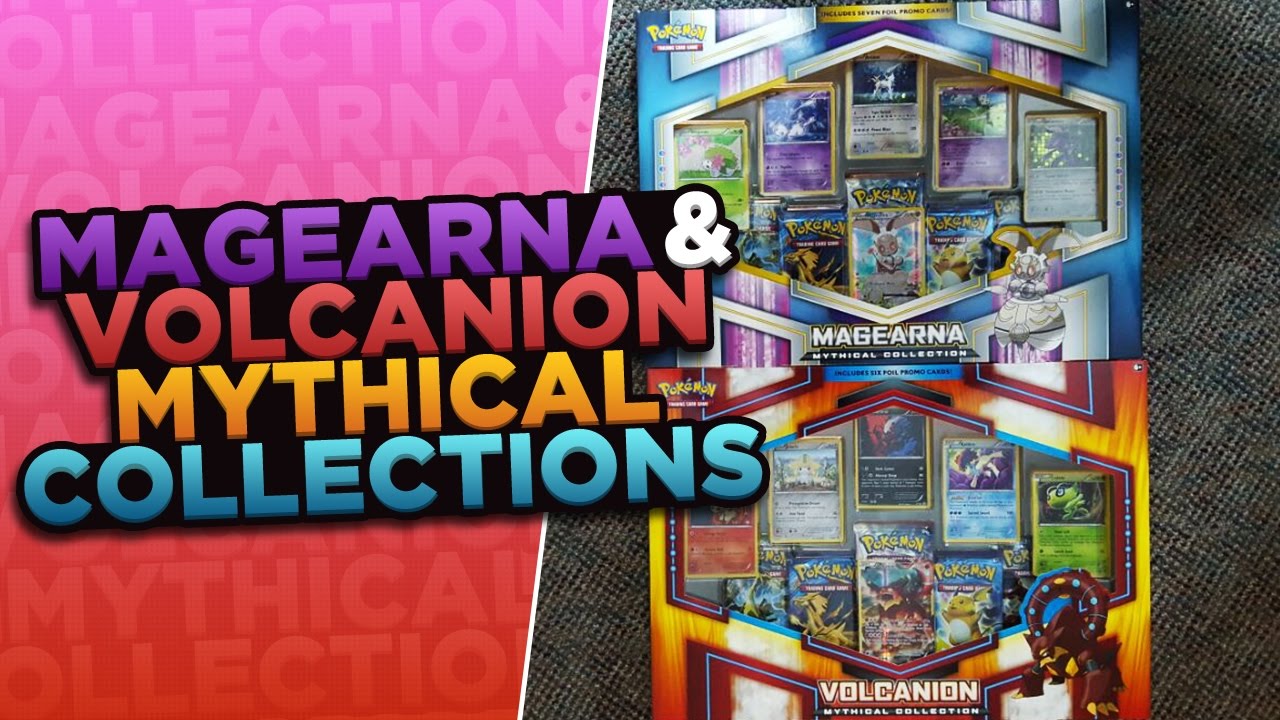 Pokemon Cards - Opening BOTH New Mythical Collection Boxes featuring Magearna & Volcanion