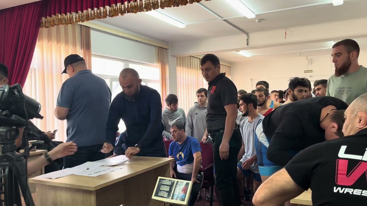 Взвешивание борцов Россия до 24 лет. 17 августа 2024 г.