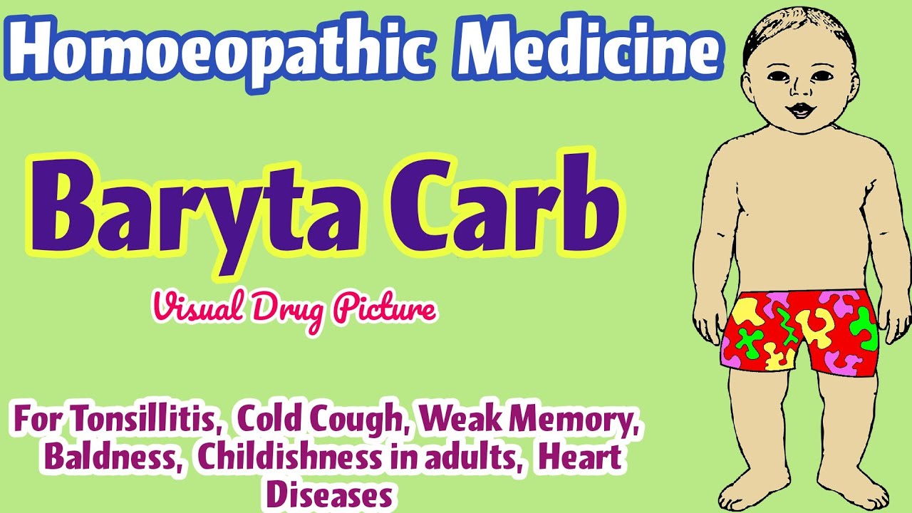 Применение Baryta Carb 30,200 | Изображение препарата Baryta Carb | Baryta Carbonica | Гомеопатич...