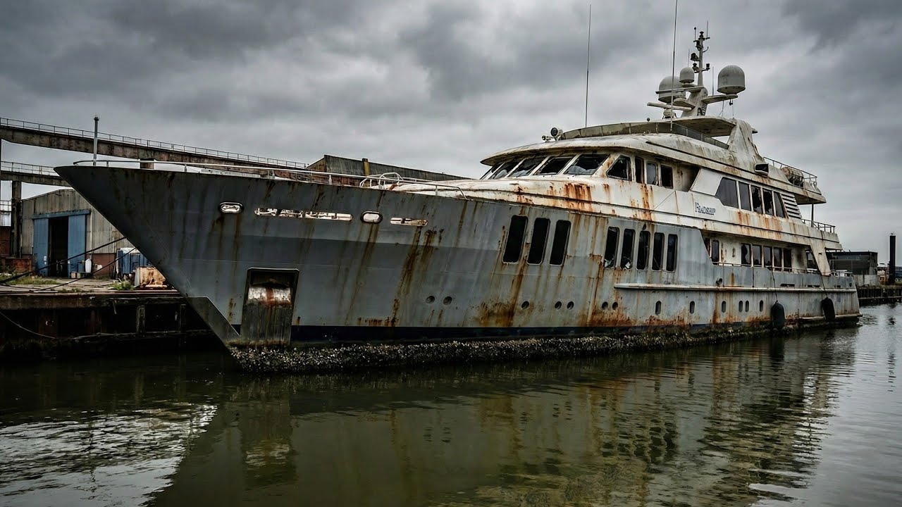 Restoration of Abandoned Feadship F45 Vantage Superyacht (2006) | From Rusted Hull to Ultra-Luxury 