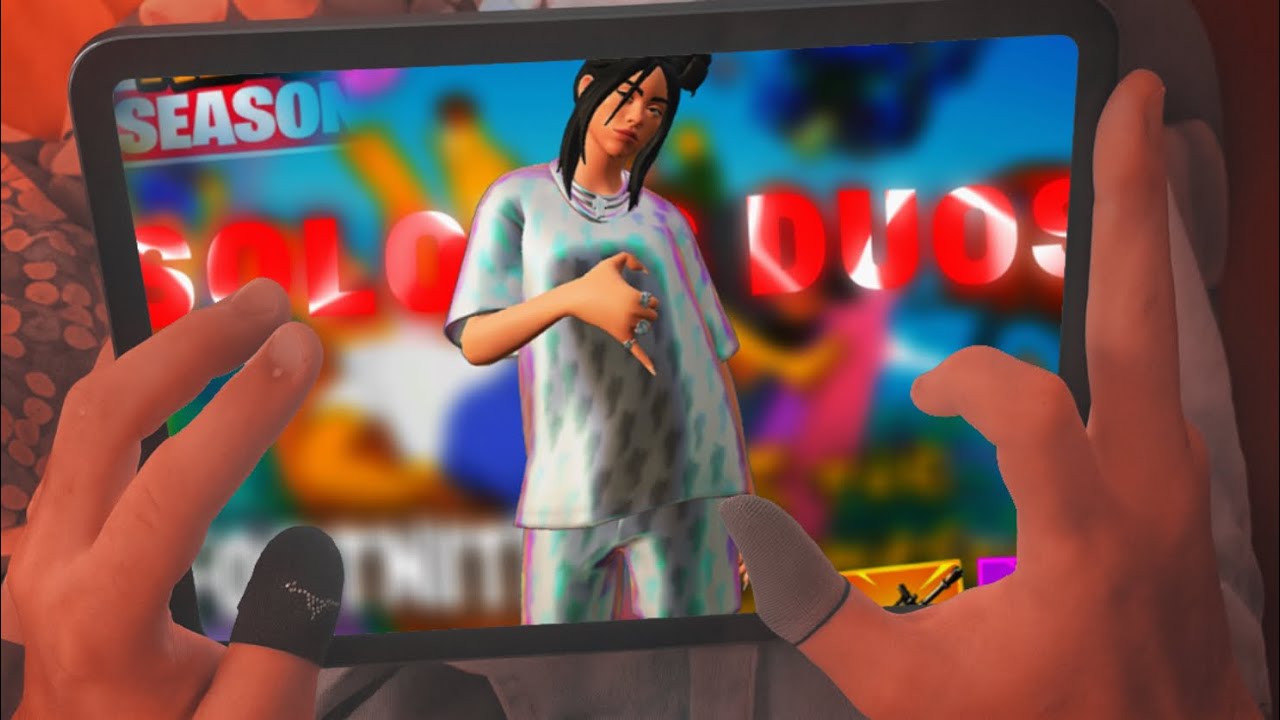 SOLO vs DUO a Simpsons Season Mappon iPad Pro-n! 🤯 | A LEGBRUTÁLISABB Mobile Fortnite Gameplay