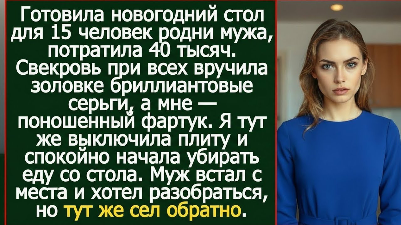После слов свекрови я молча выключила плиту… А утром всё изменилось