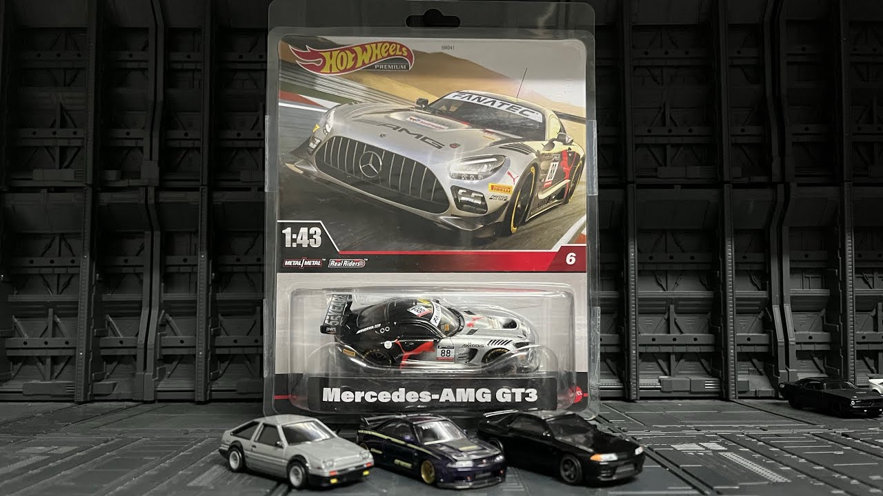 Hotwheels Premium 1:43 Mercedes AMG GT3