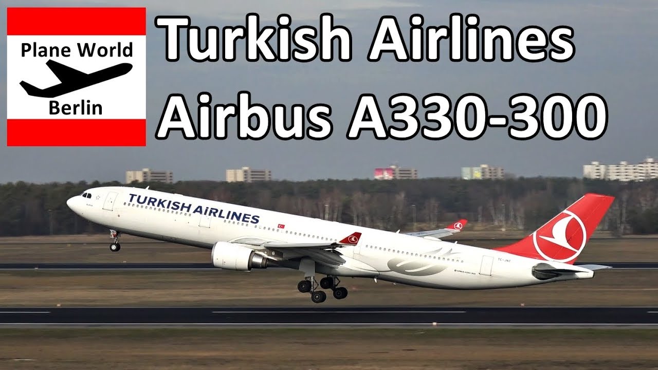 Turkish Airlines Airbus A330-300 short takeoff from Berlin TXL