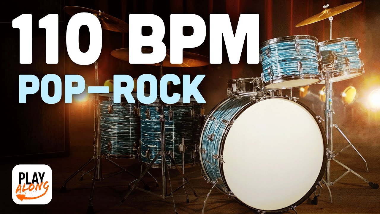 [110BPM] Drum Backing Track #2 - Pop-Rock