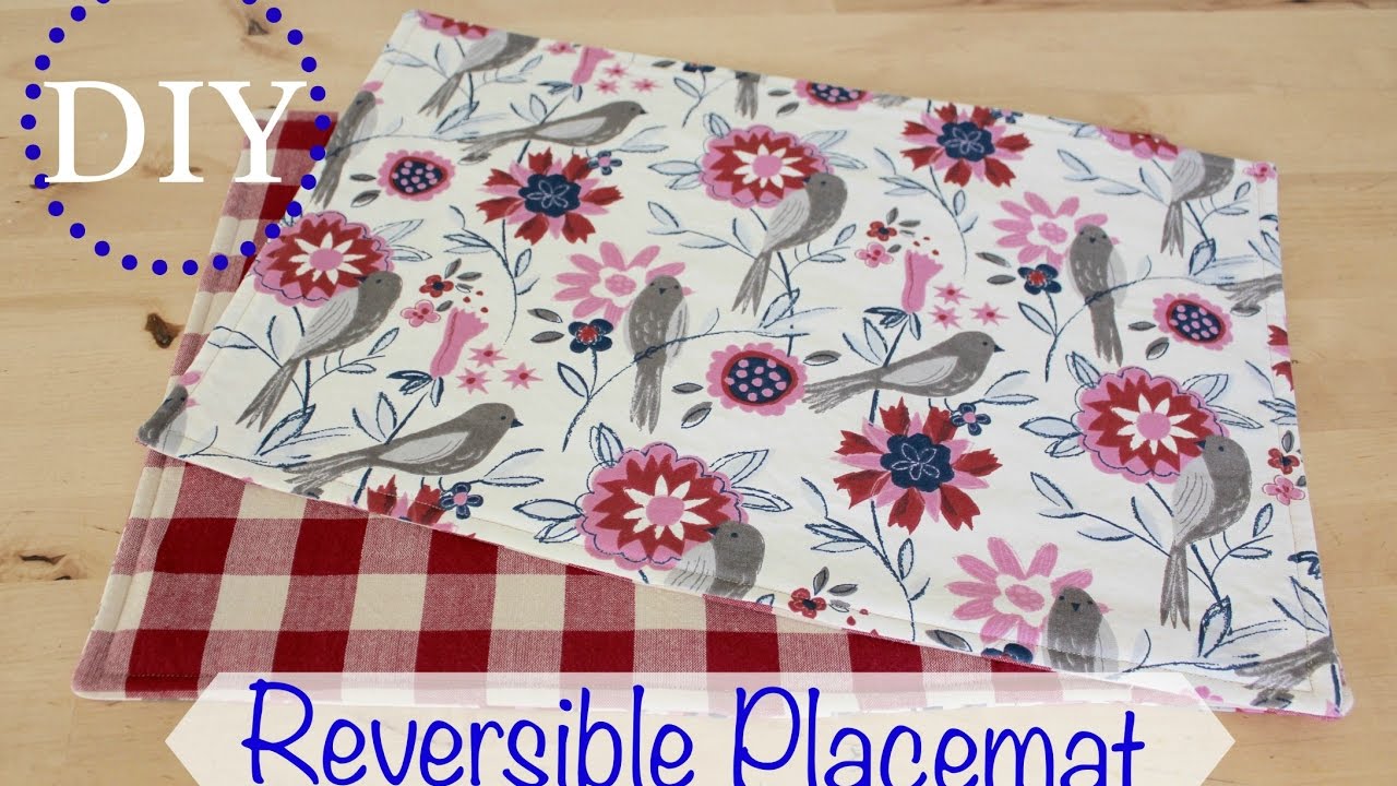 DIY Reversible Placemats | Easy Table Mat Tutorial 🍽 | Home Decor | Home Entertaining 🏠 FREE PATTERN