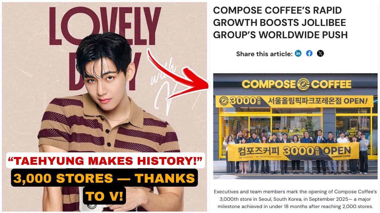 How V of BTS Took a Coffee Brand to 3,000 Stores!
