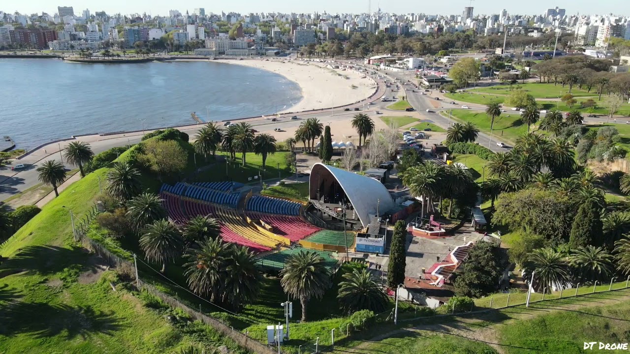 Parque Rodó, Montevideo.         DT Drone en HD.