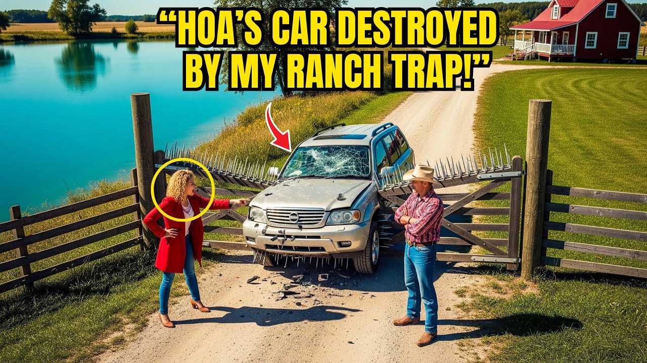 HOA Karen Kept Driving Through My Ranch Gate — So I Set a Trap She’ll Never Forget