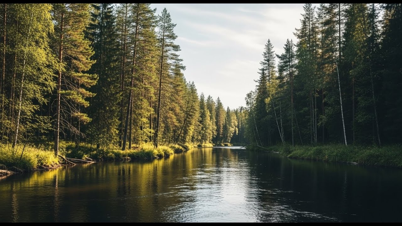 Serene River Water 🌿 Gentle Flowing Ambience for Sleep, Calm, and Meditation #815