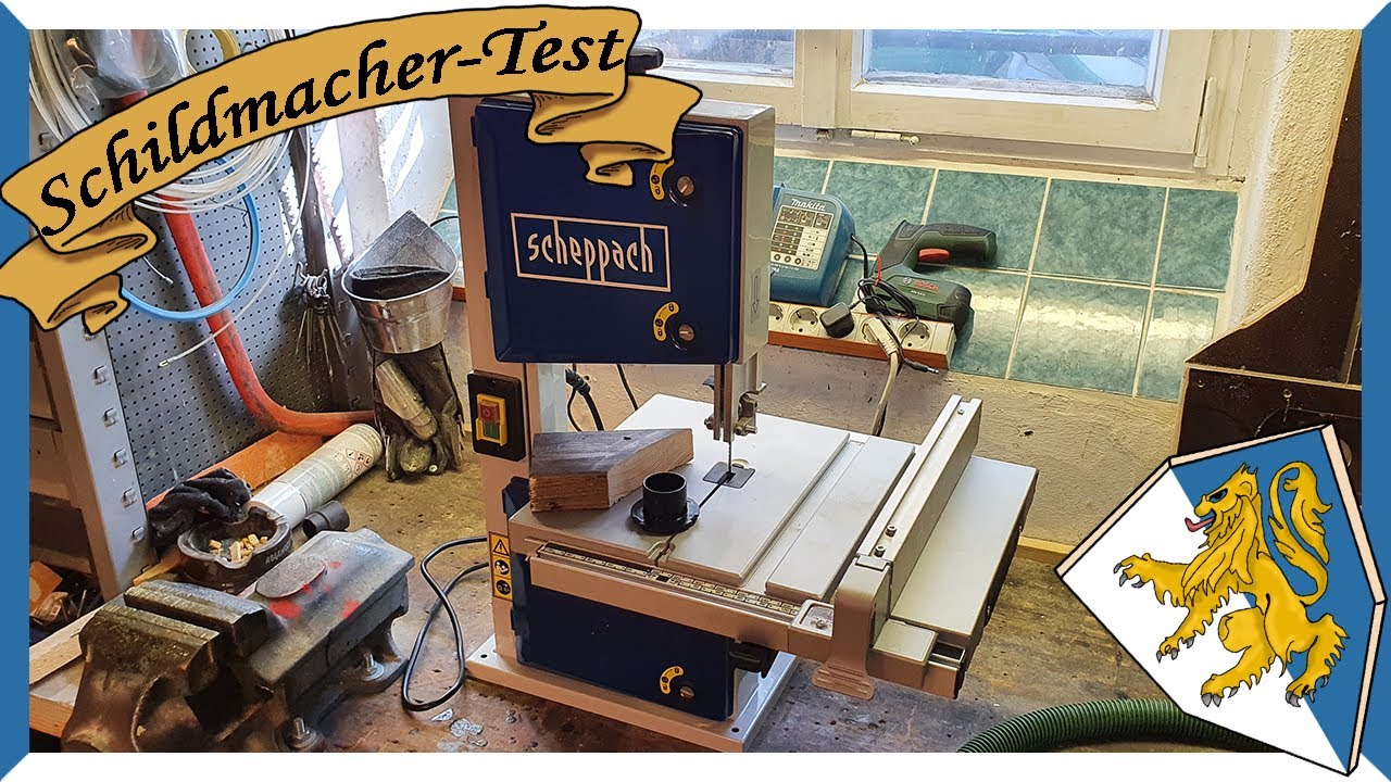 Scheppach HBS30 Bands&auml;ge im Schildmacher Test