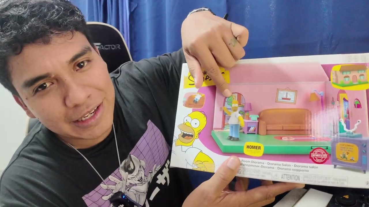 Este DIORAMA DE LOS SIMPSON es otro nivel de COLECCIÓN (Unboxing)