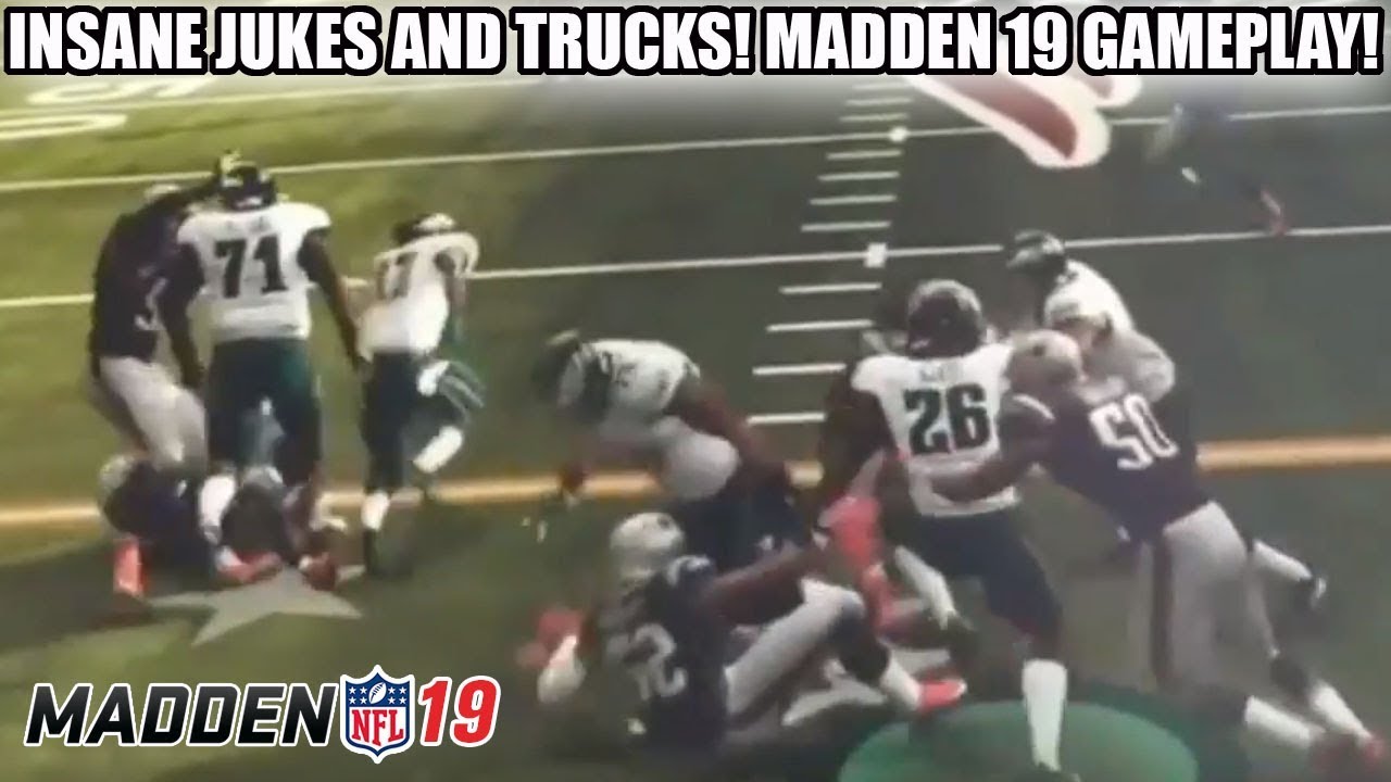 INSANE MUST SEE JUKES AND TRUCKS! MADDEN 19 LEAKED GAMEPLAY! | MADDEN 19 GAMEPLAY